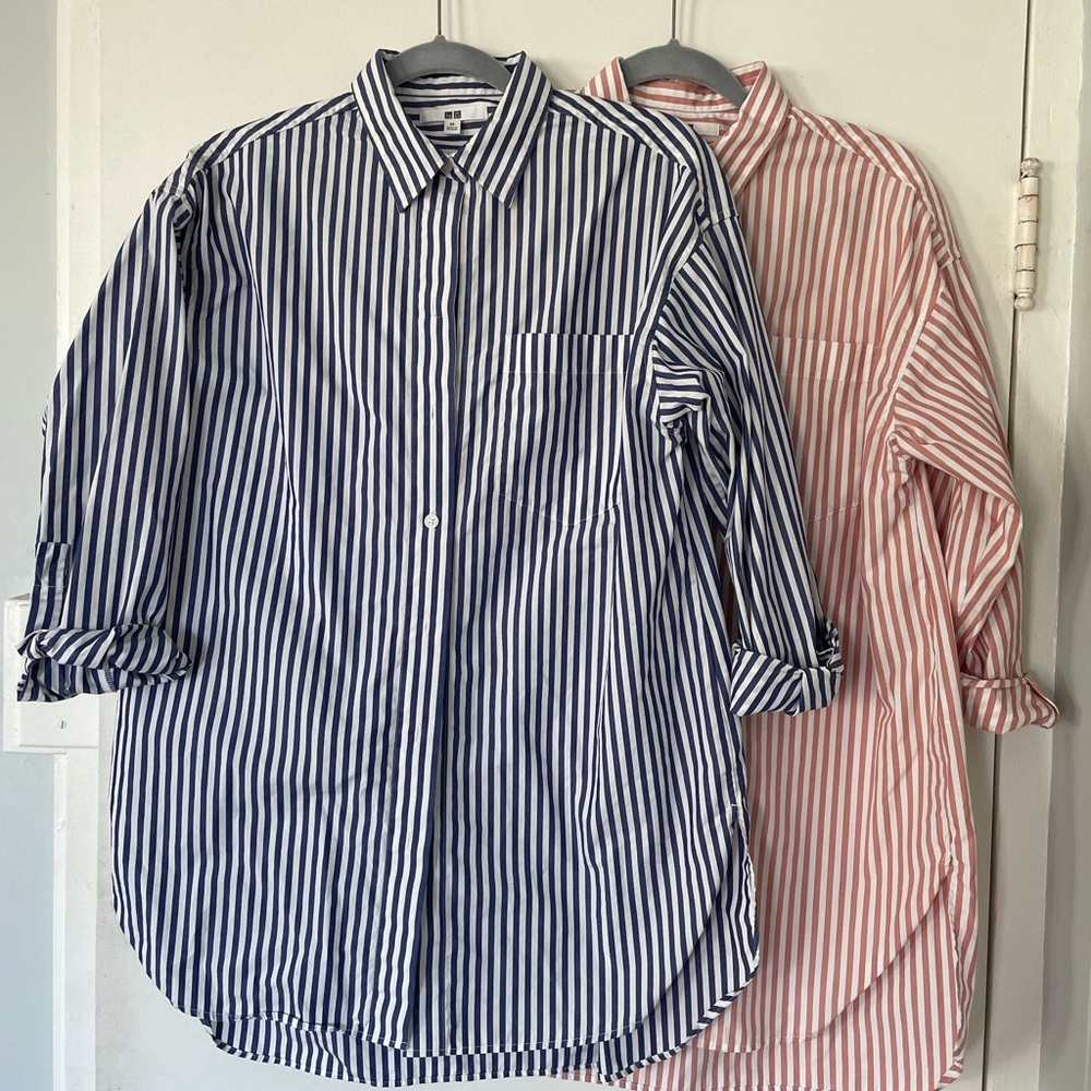 Uniqlo striped shirts